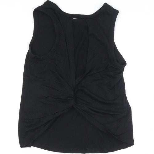 GAP Women's Black Cotton Tank Top M