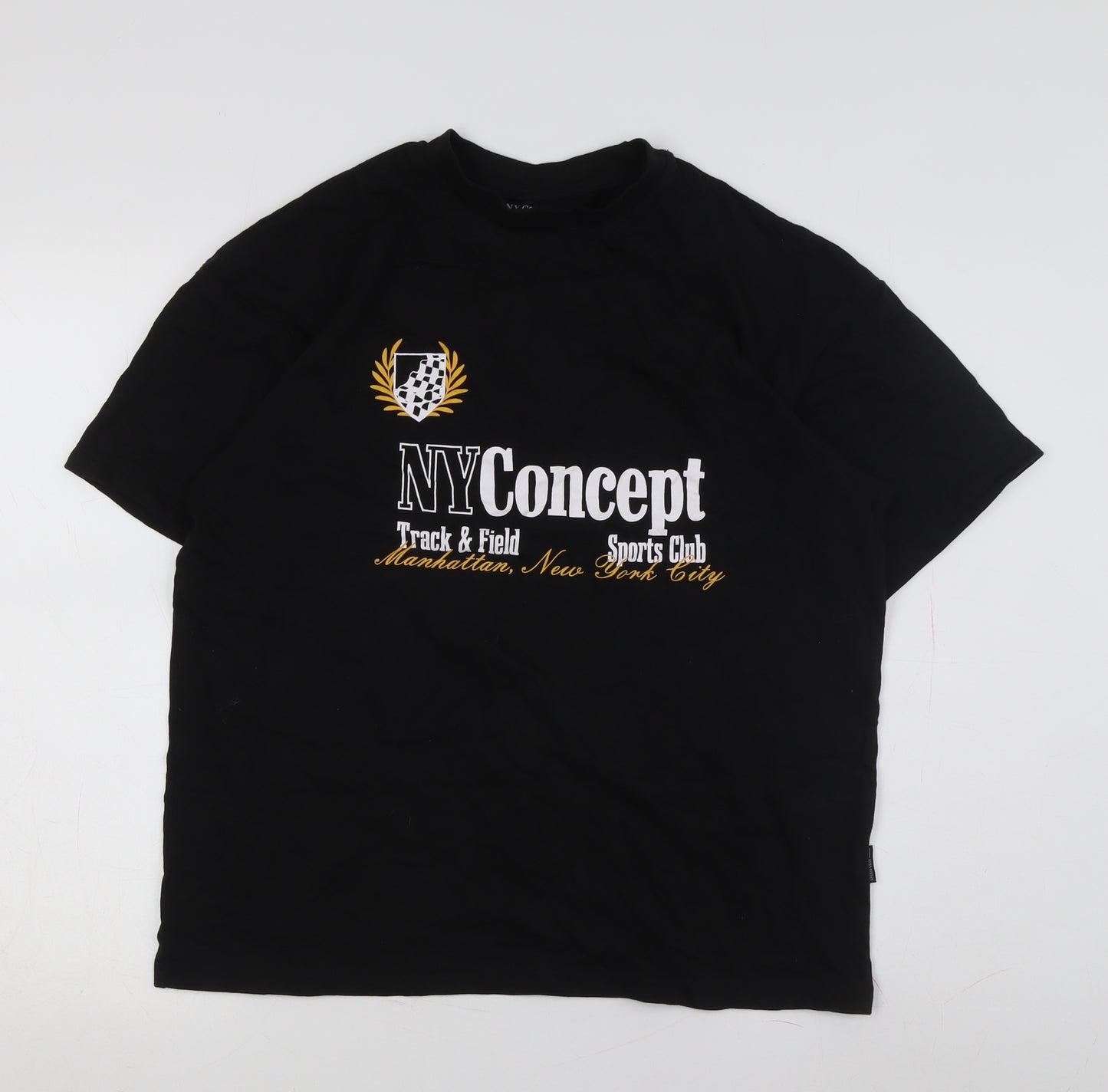 NY Concept Men's Black Medium Sports T-Shirt