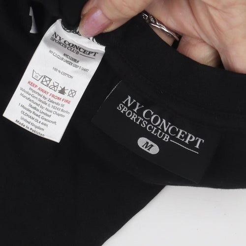 NY Concept Men's Black Medium Sports T-Shirt