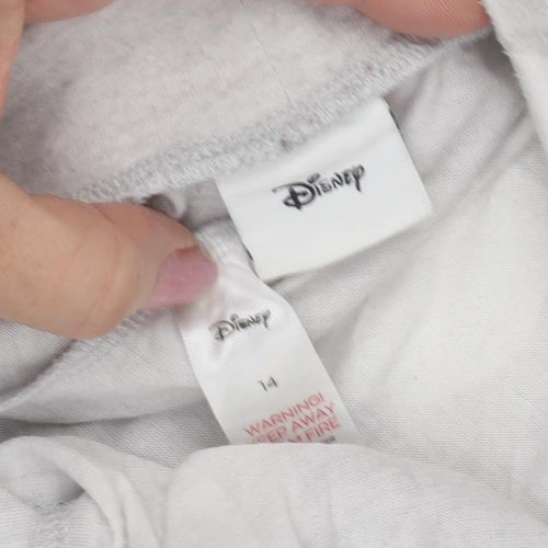 Disney Women's Grey Polka Dot Lounge Pants Size 14