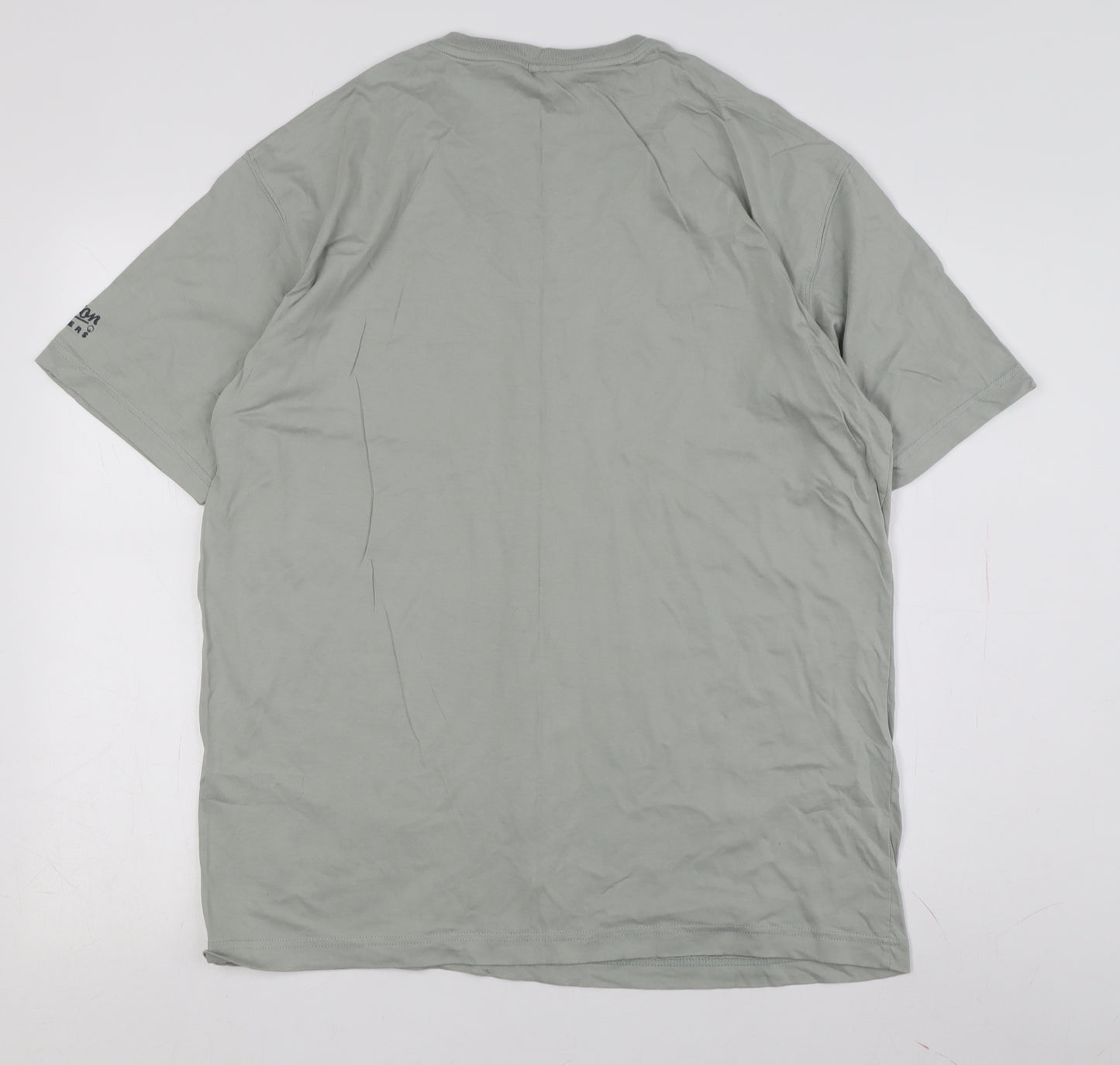 Cotton Traders Men's Green V-Neck T-Shirt M