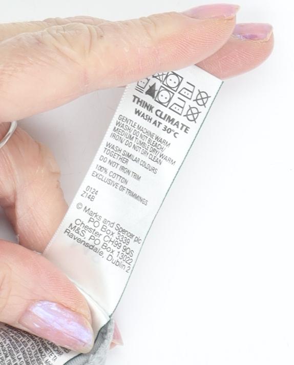 Marks and Spencer Grey Men's Polo, Size XL, Short Sleeve