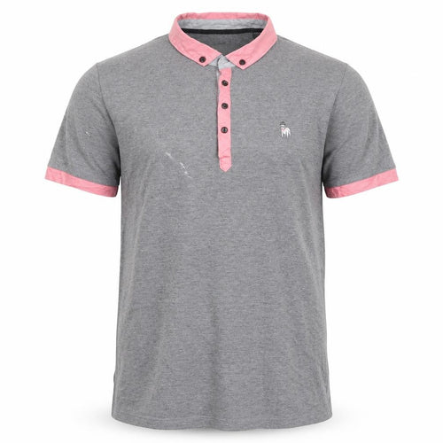 The Spitalfields Shirt Co Men's Grey Polo Shirt Size L