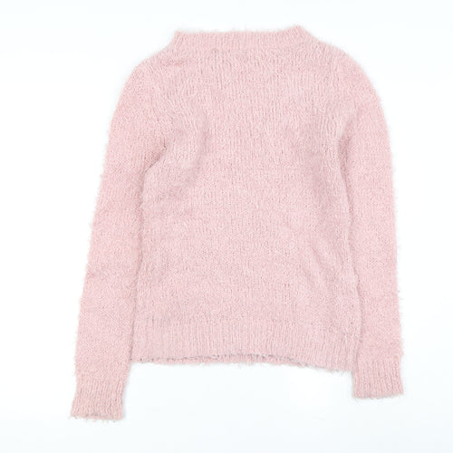 Brave Soul Women's Pink Crew Neck Pullover Jumper Size 12