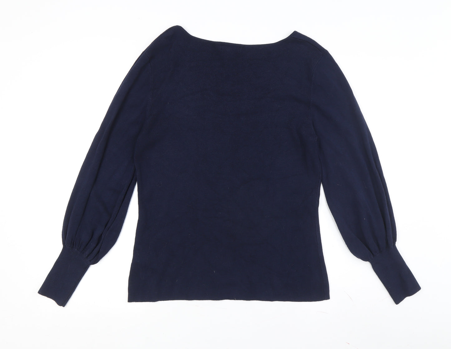 Monsoon Women's Blue V-Neck Pullover Jumper - L