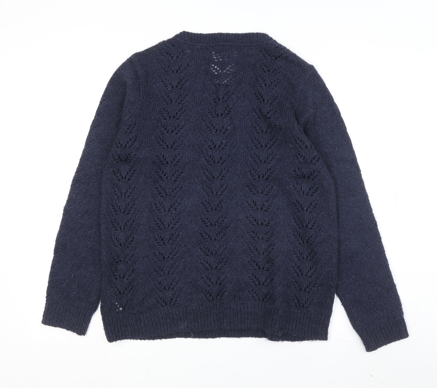 Fat Face Women's Blue Knit Pullover Jumper Size 12