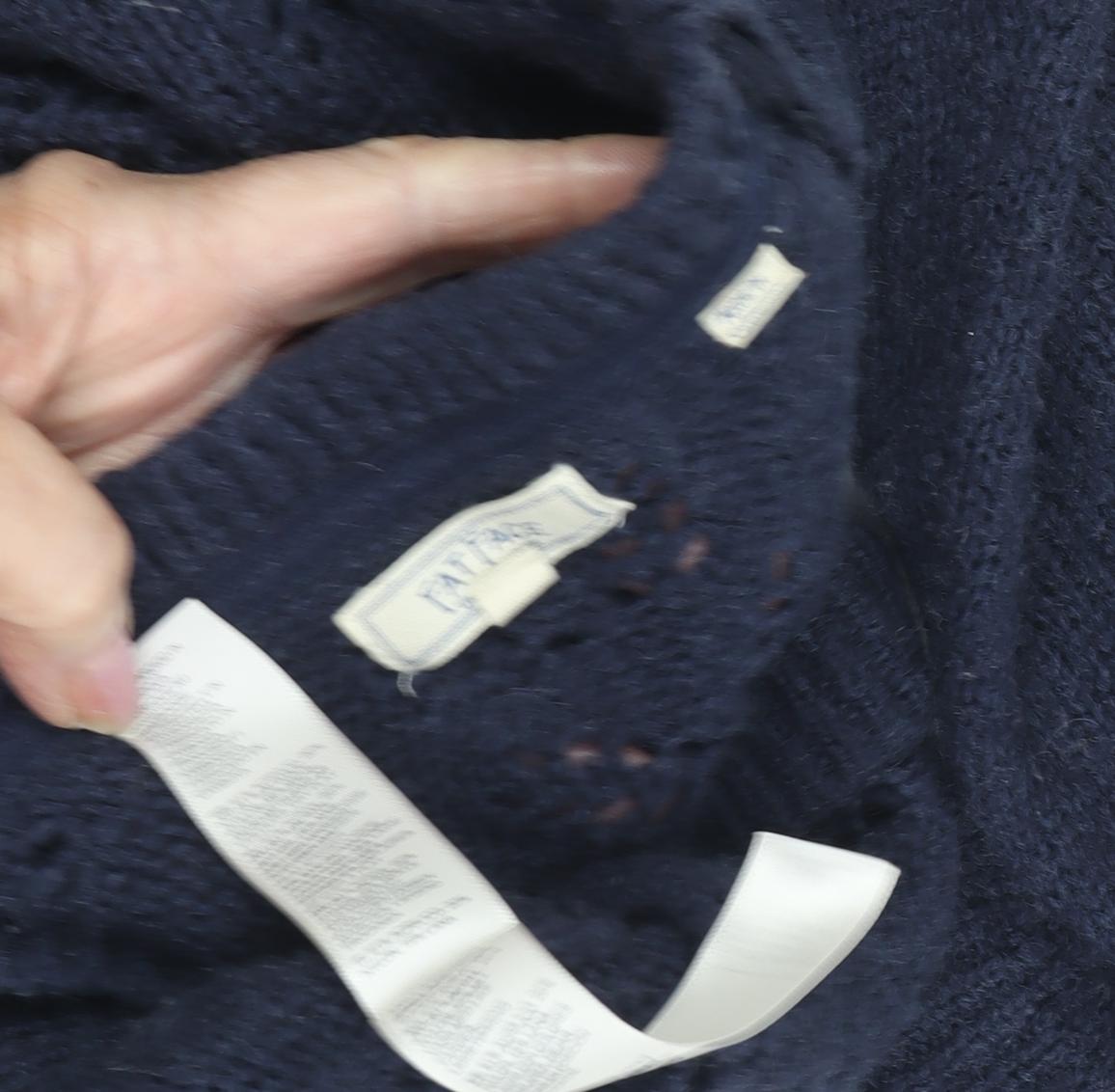 Fat Face Women's Blue Knit Pullover Jumper Size 12