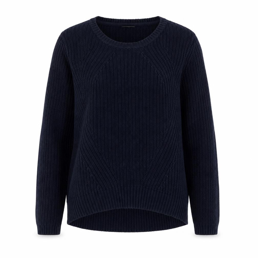 Front view of Vero Moda Women's Blue jumper - M, Casual Knit