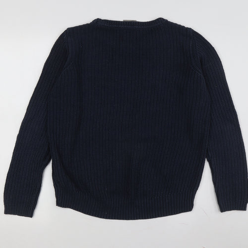 Vero Moda Women's Blue Pullover Jumper - M, Casual Knit