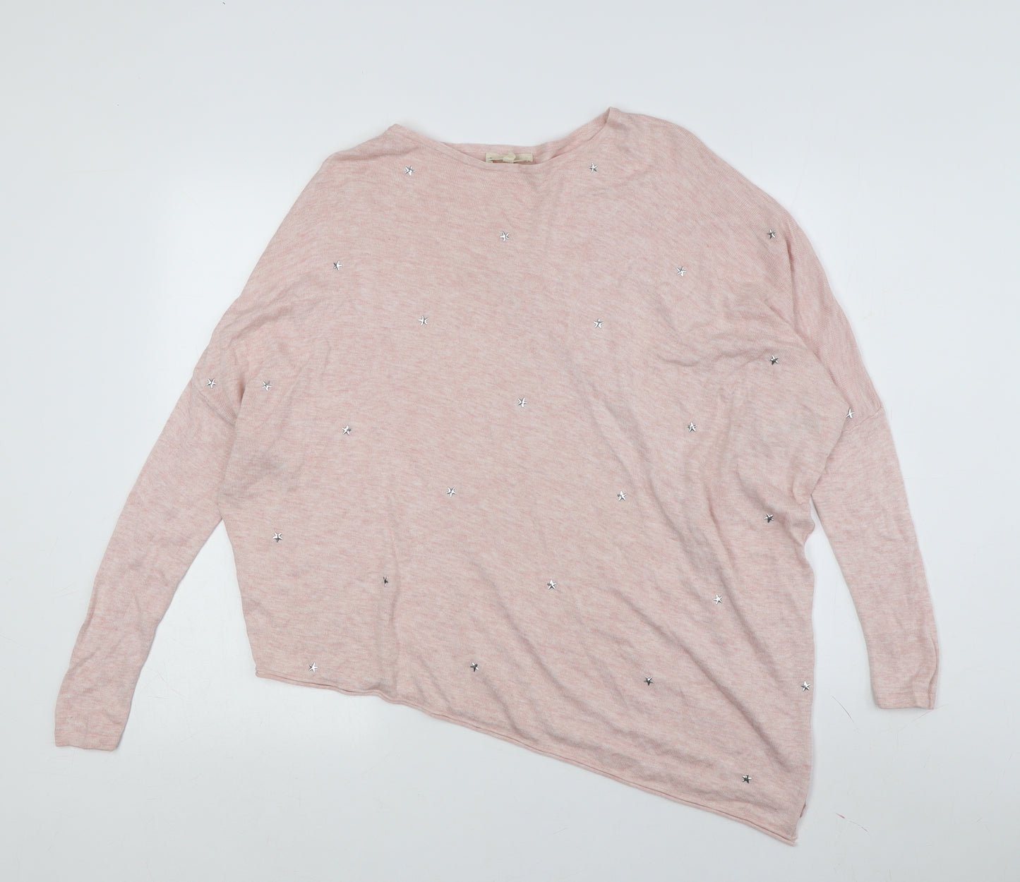 Phase Eight Women's Pink Pullover Jumper, S, Studded, Casual