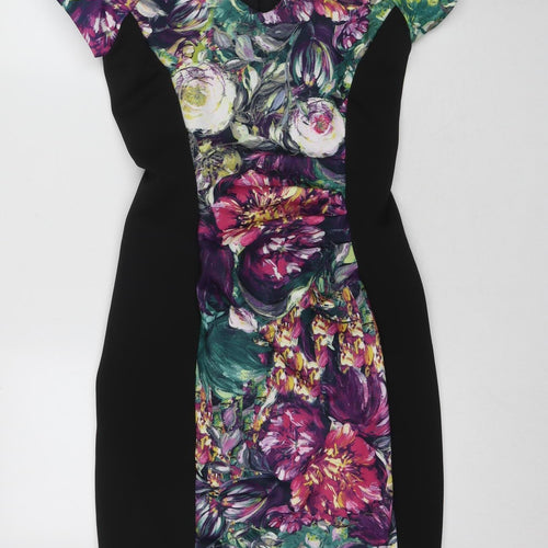 Amy Childs Women's Multicoloured Bodycon Dress Size 12