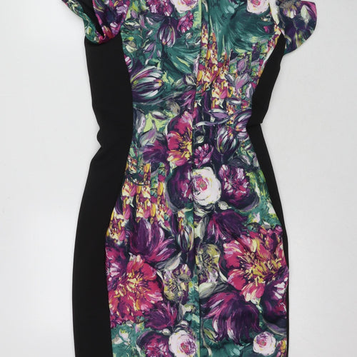 Amy Childs Women's Multicoloured Bodycon Dress Size 12