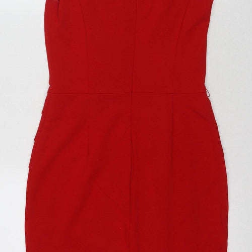 Cache Women's Red Sheath Dress, Size 10, Party/Cocktail Wear