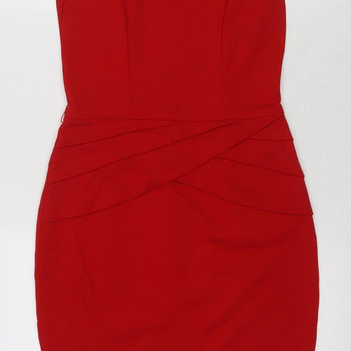 Cache Women's Red Sheath Dress, Size 10, Party/Cocktail Wear