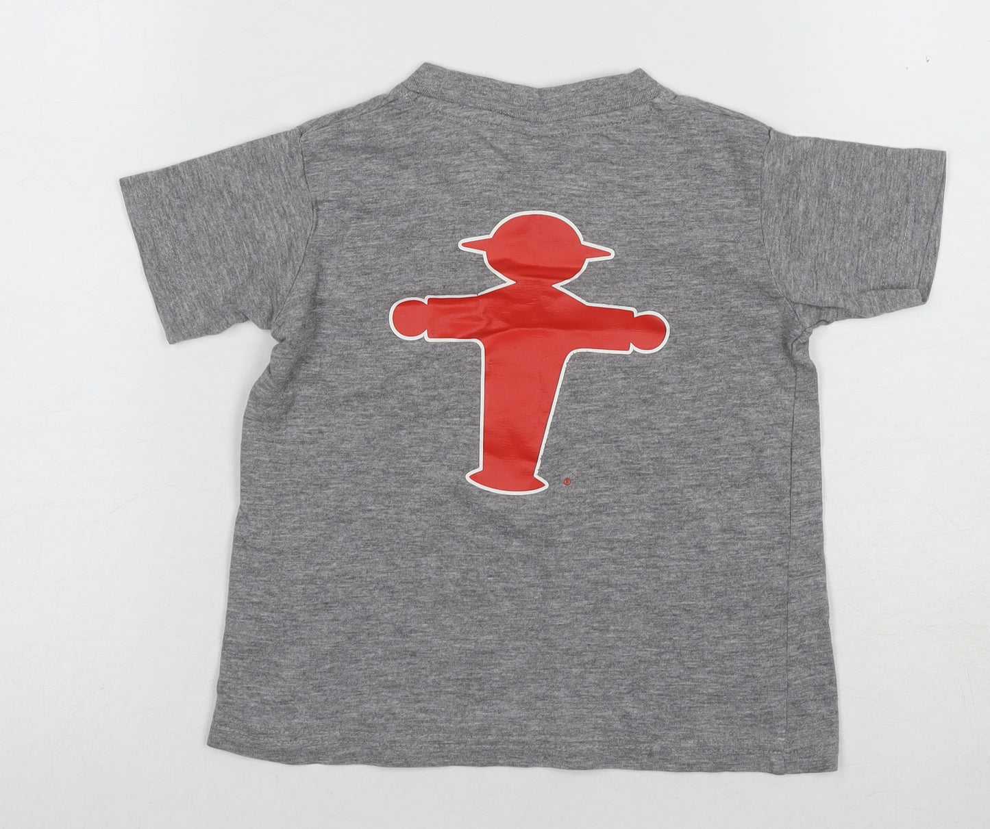 Ampelmann Berlin Boys Grey Short Sleeve T-Shirt 10Y Logo