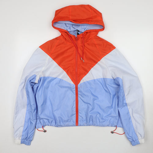 H&M Women's Multicoloured Windbreaker Jacket M
