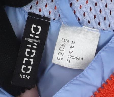 H&M Women's Multicoloured Windbreaker Jacket M