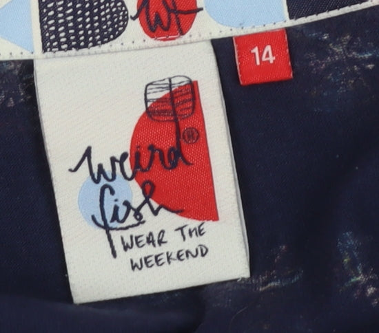 Weird Fish Women's Multicoloured Size 14 Dress