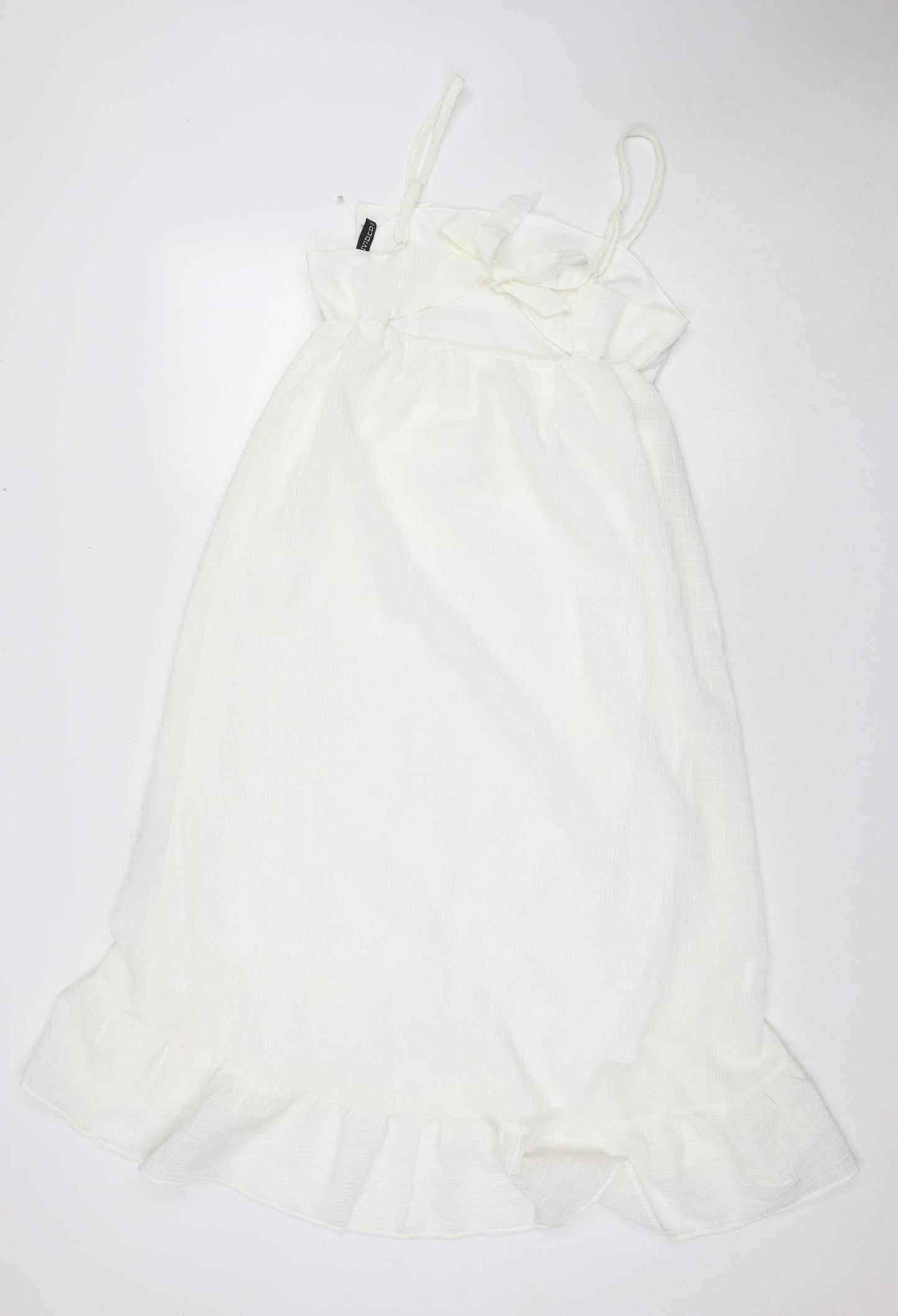 H&M Divided Women’s White Halter Dress Size S