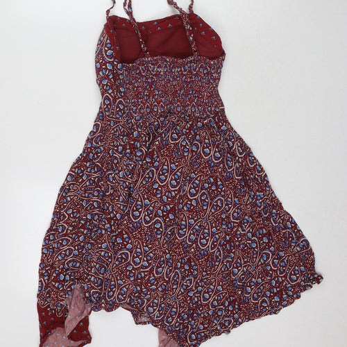 New Look Women's Multicoloured Sleeveless Dress Size 10