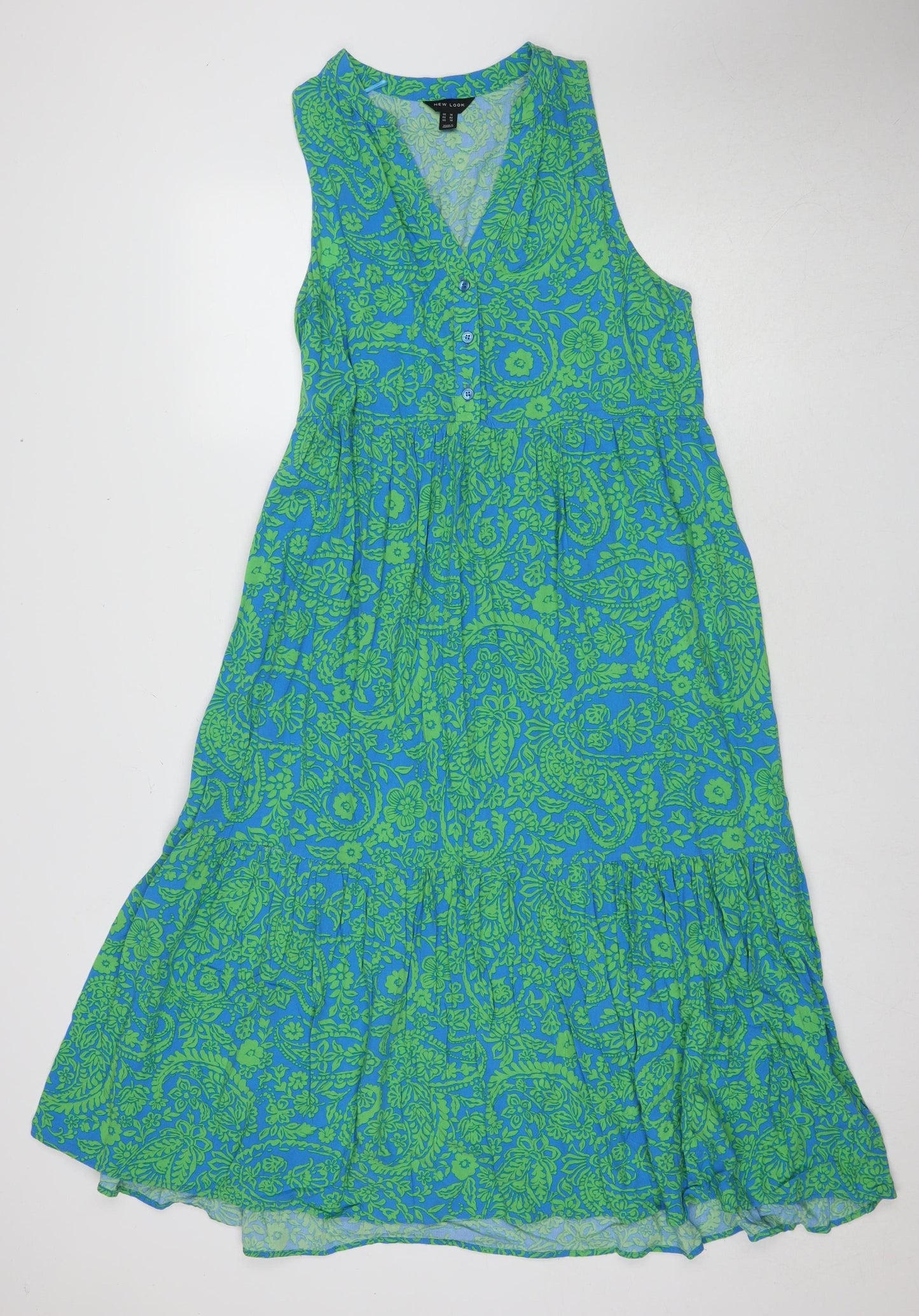 New Look Women's Paisley Summer Dress - Size 14