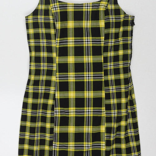 DIVIDED Women’s Multicoloured Plaid Pinafore Dress
