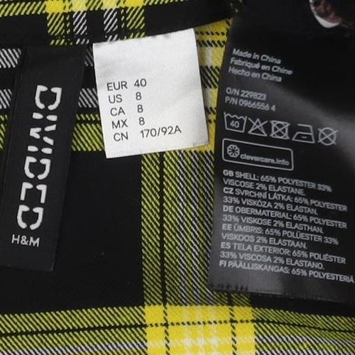 DIVIDED Women’s Multicoloured Plaid Pinafore Dress