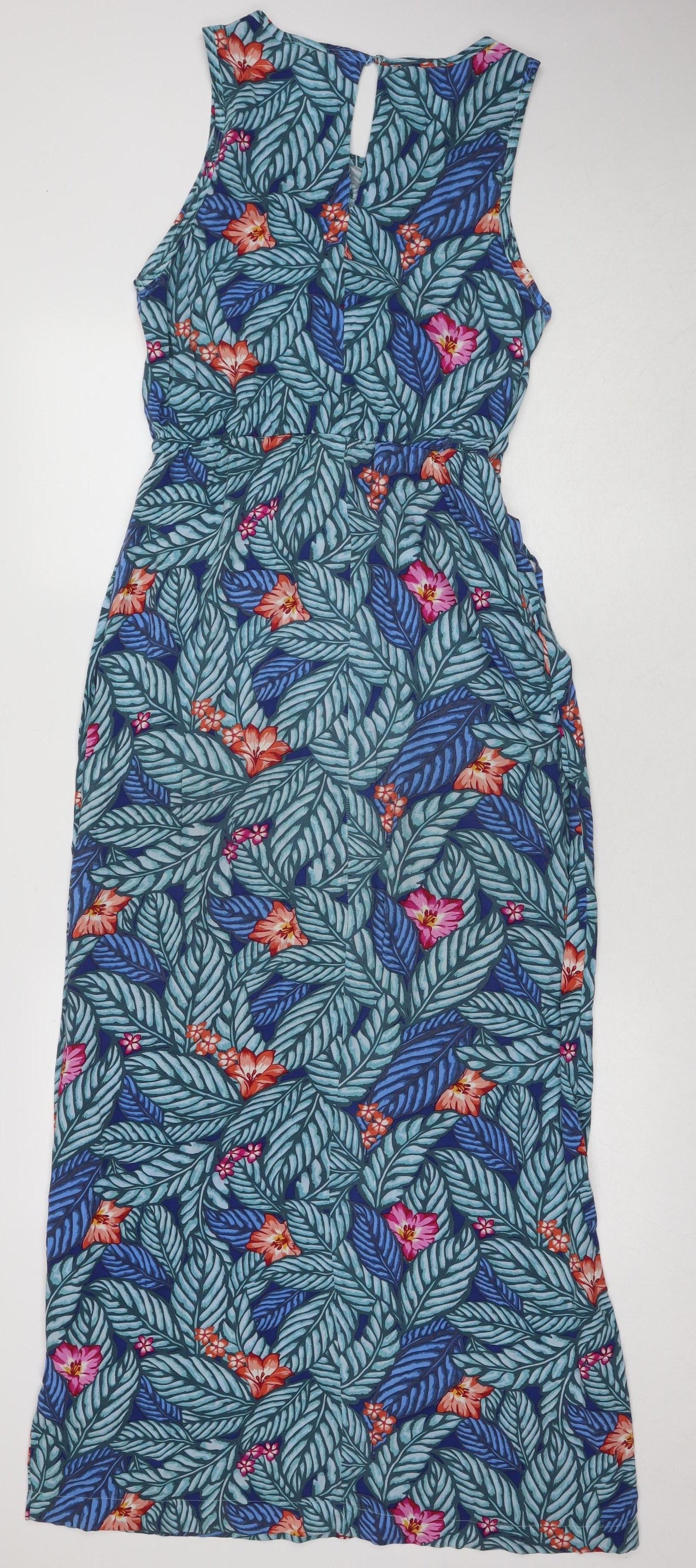 New Look Women's Multicoloured Floral Midi Dress