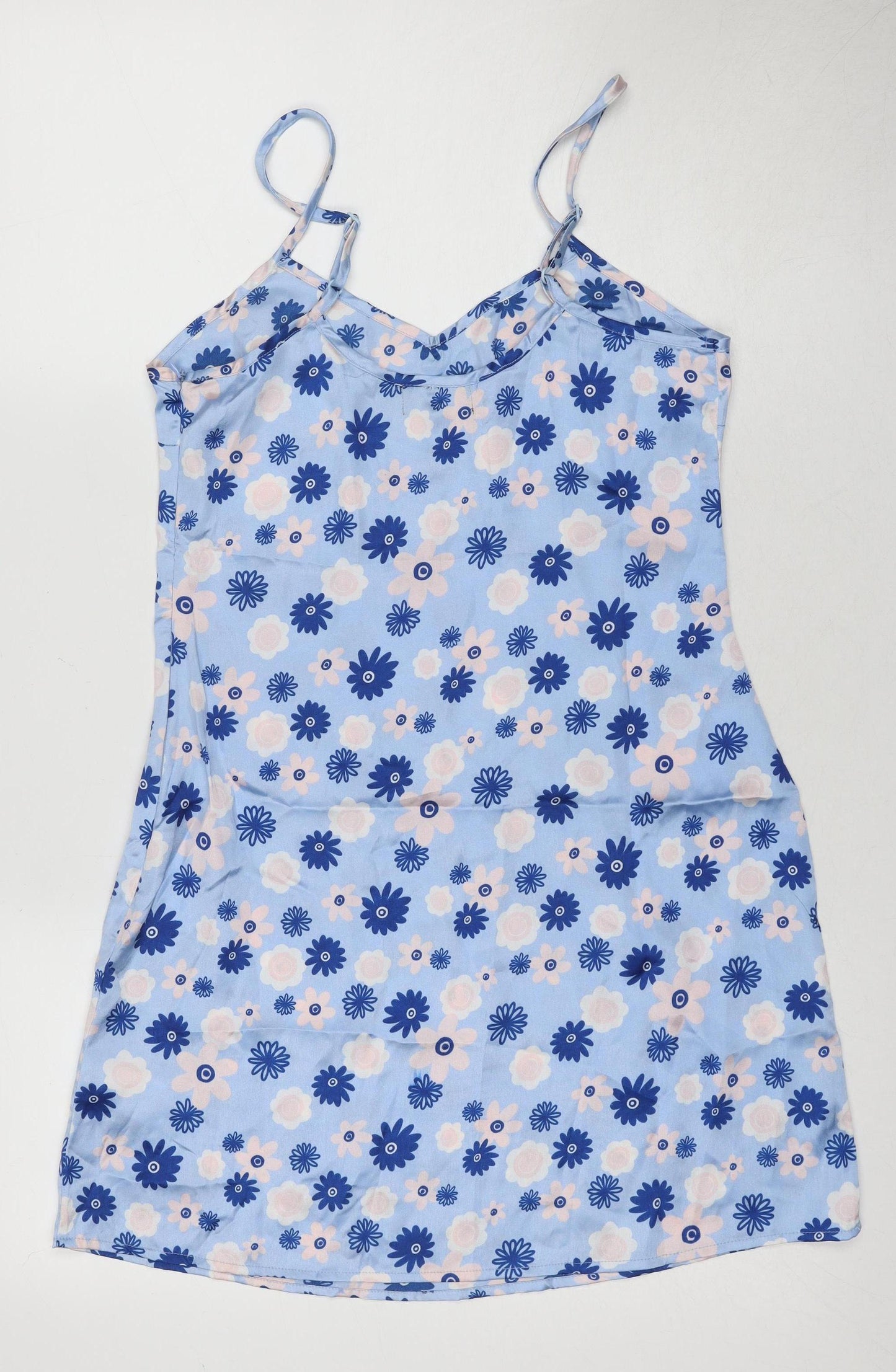 Heartbreak Women's Blue Floral Slip Dress Size 8