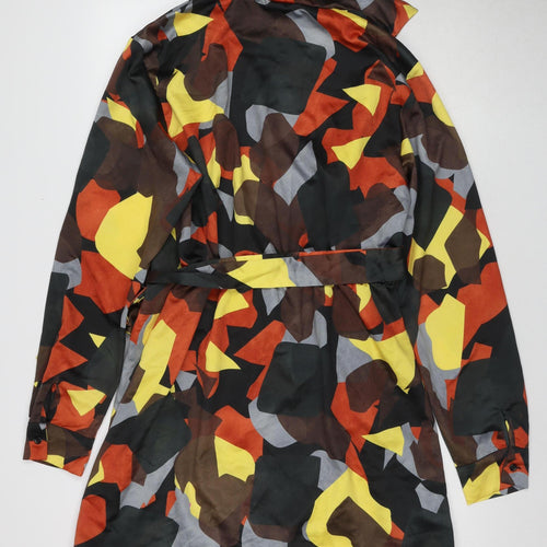boohoo Womens Multicoloured Camouflage Dress 16