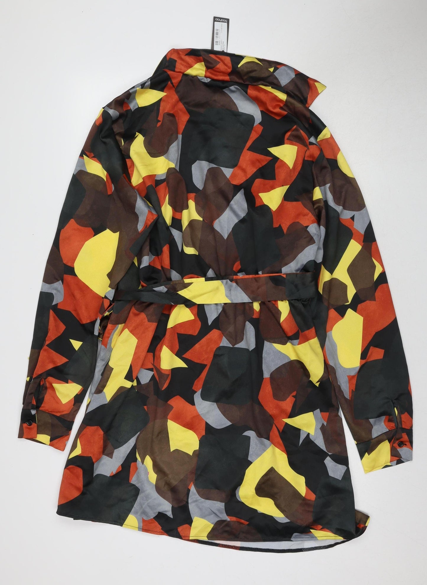 boohoo Womens Multicoloured Camouflage Dress 16