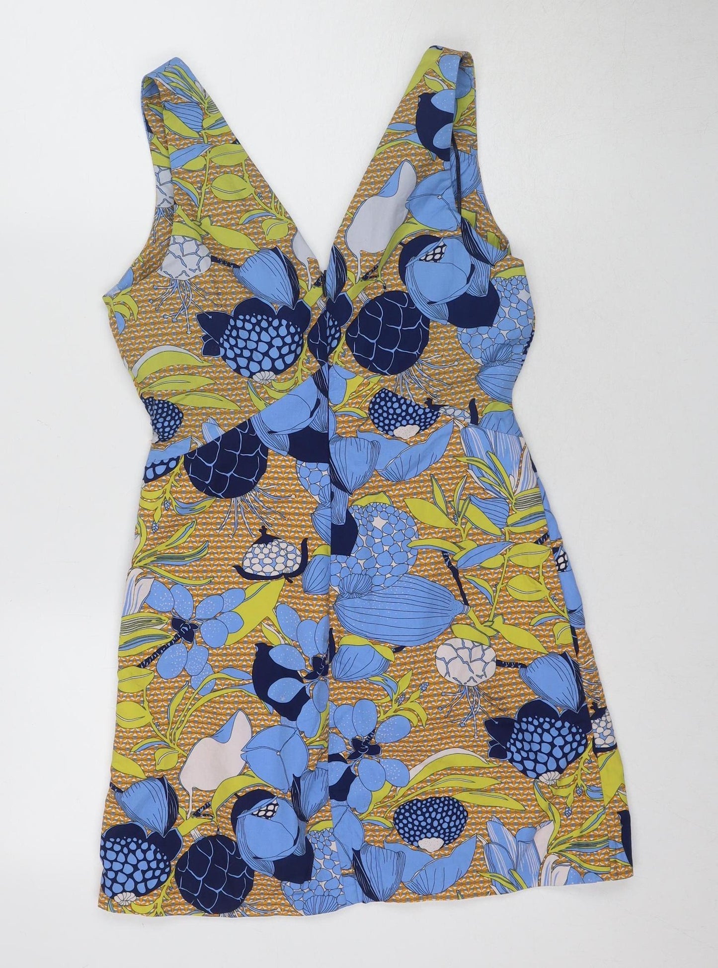 Zara Women's Multicoloured Floral Dress UK 8