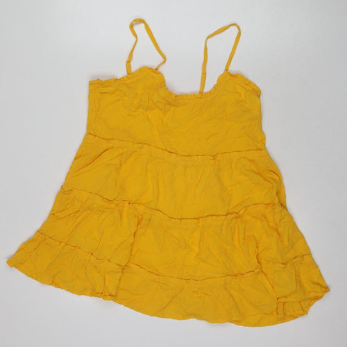 ASOS Women's Yellow Petites Trapeze Dress