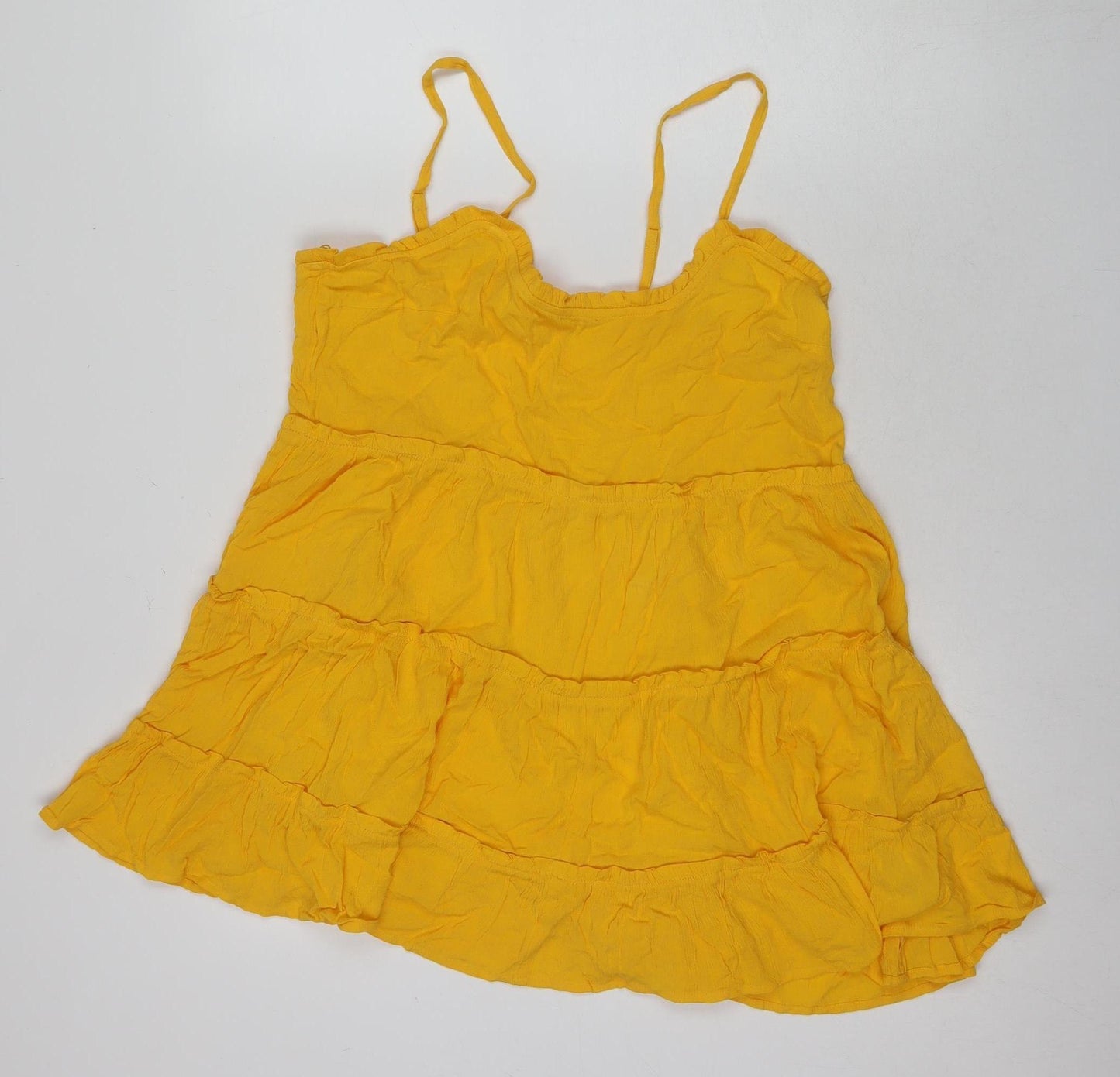 ASOS Women's Yellow Petites Trapeze Dress