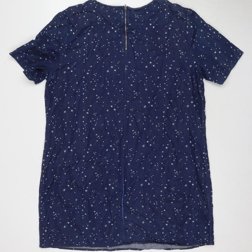 Dorothy Perkins Women's Blue Cotton Shift Dress Size 20