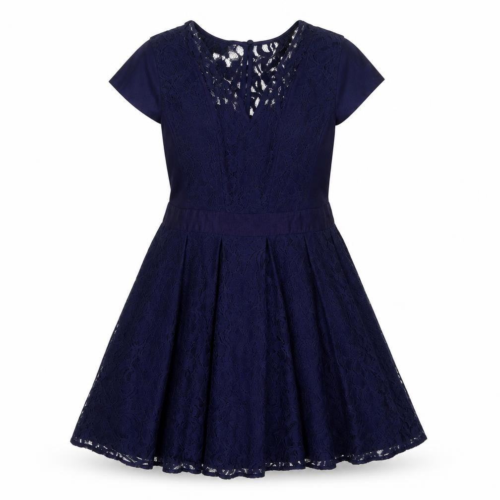 Warehouse Women Blue A-Line Dress, Size 12, Party-Ready