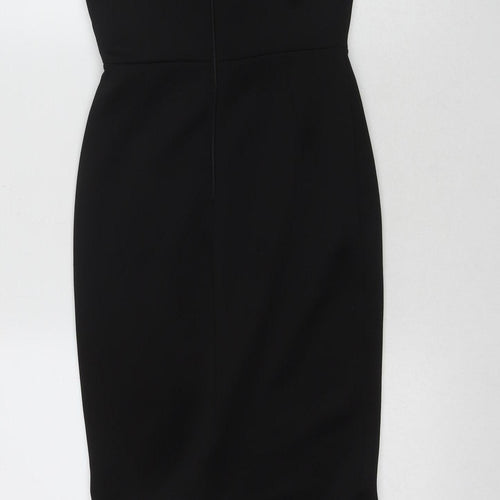 ASOS Women's Black Mermaid Midi Dress - Size 6