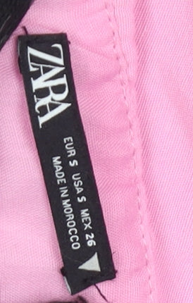 Zara Women's Pink Short Sheath Dress S