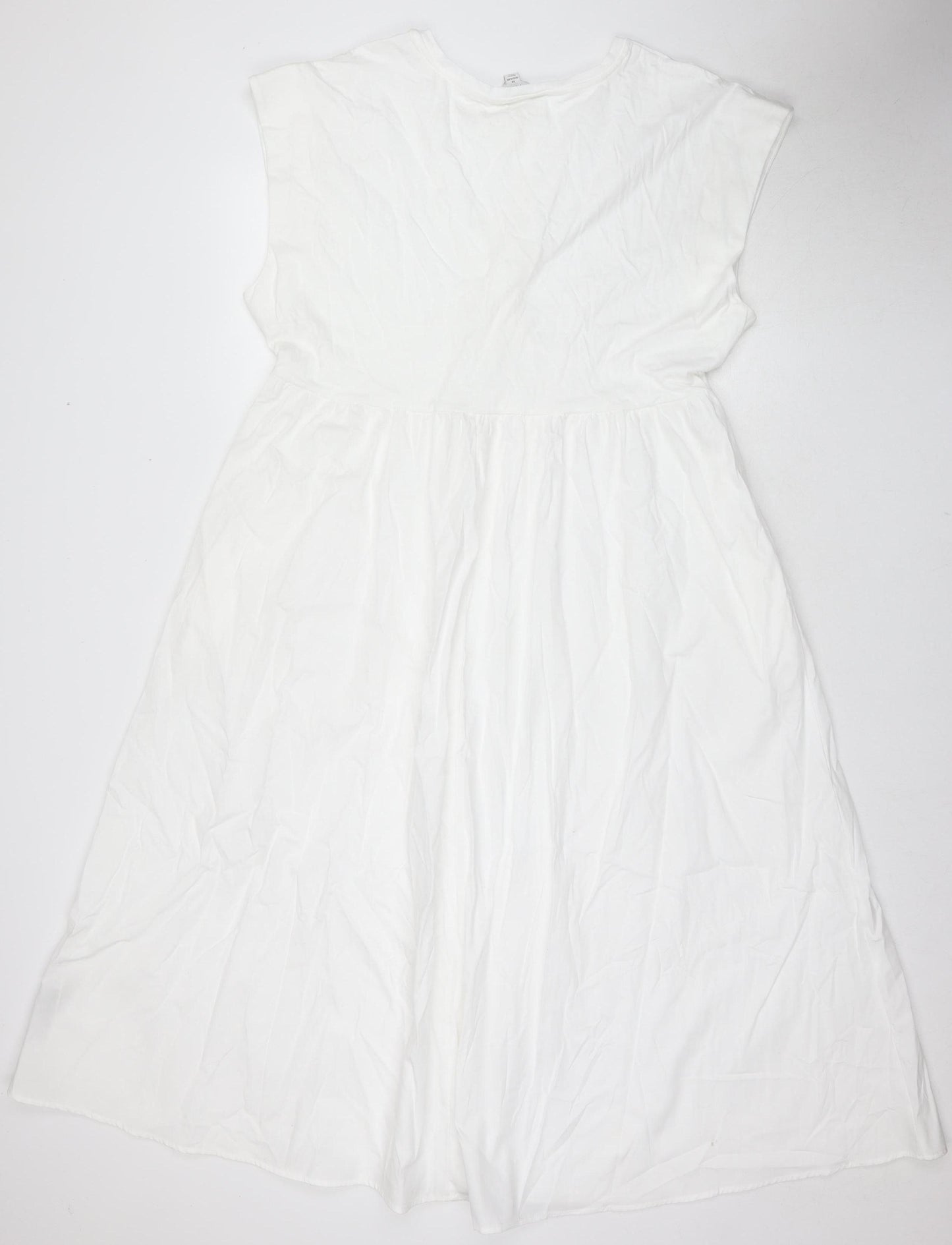 Marks & Spencer Women's White A-Line Dress Size 18