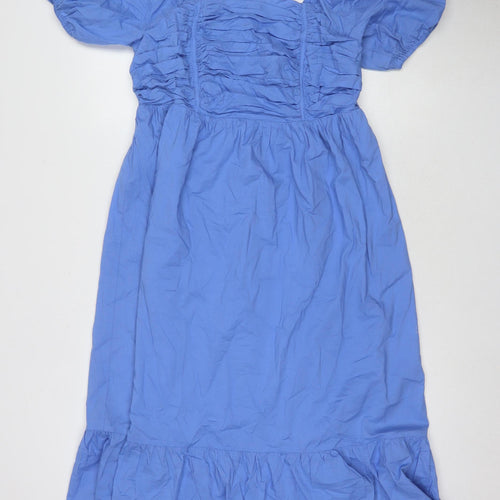 Marks and Spencer Women's Blue A-Line Dress Size 10