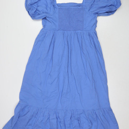 Marks and Spencer Women's Blue A-Line Dress Size 10