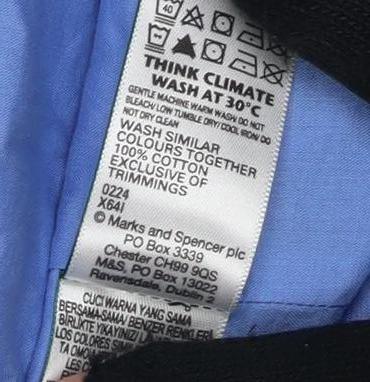 Marks and Spencer Women's Blue A-Line Dress Size 10