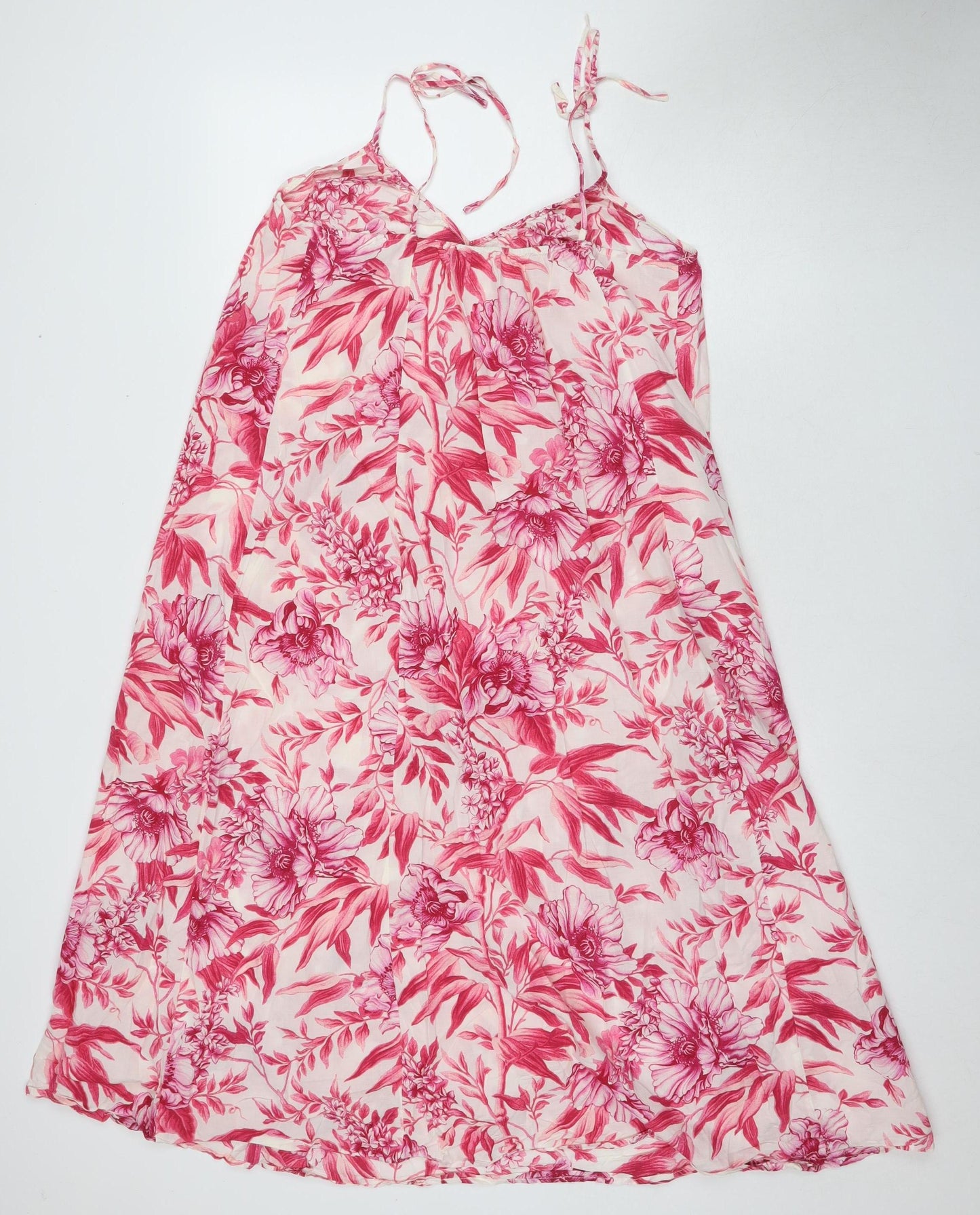 H&M Women's Floral Slip Dress XS Sleeveless Summer