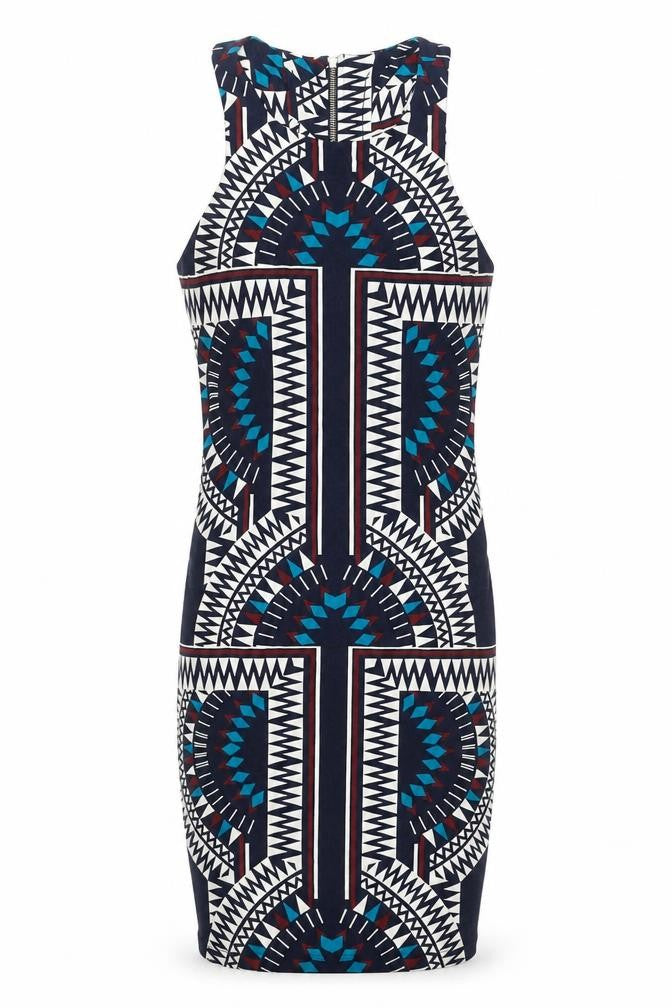 Front view of Tart Women's Multicoloured Bodycon Dress XS