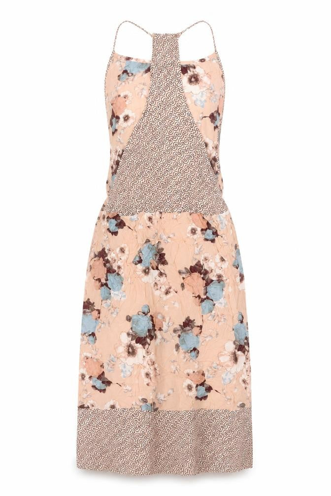 Front view of Next Women's Multicoloured Floral Slip Dress, size 8