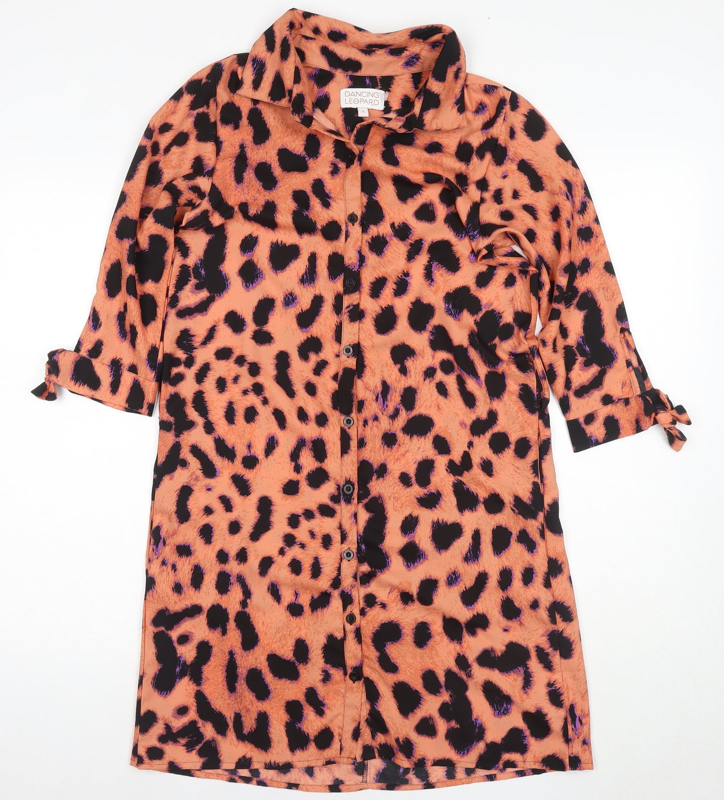 Dancing Leopard Women's 8 Multicoloured Shirt Dress