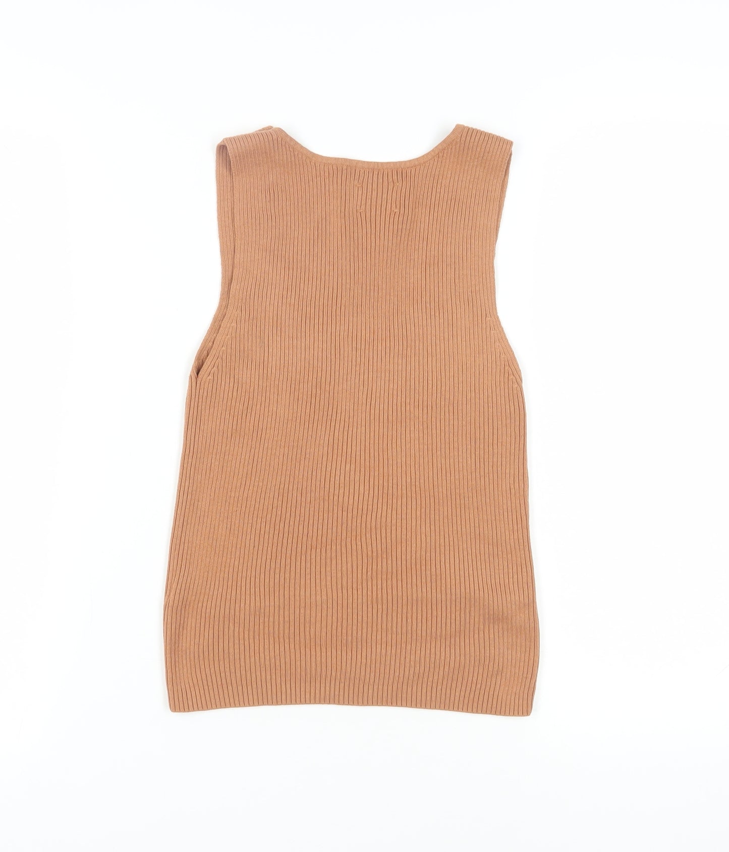 ASOS Women's Brown V-Neck Tank Top, Size 10