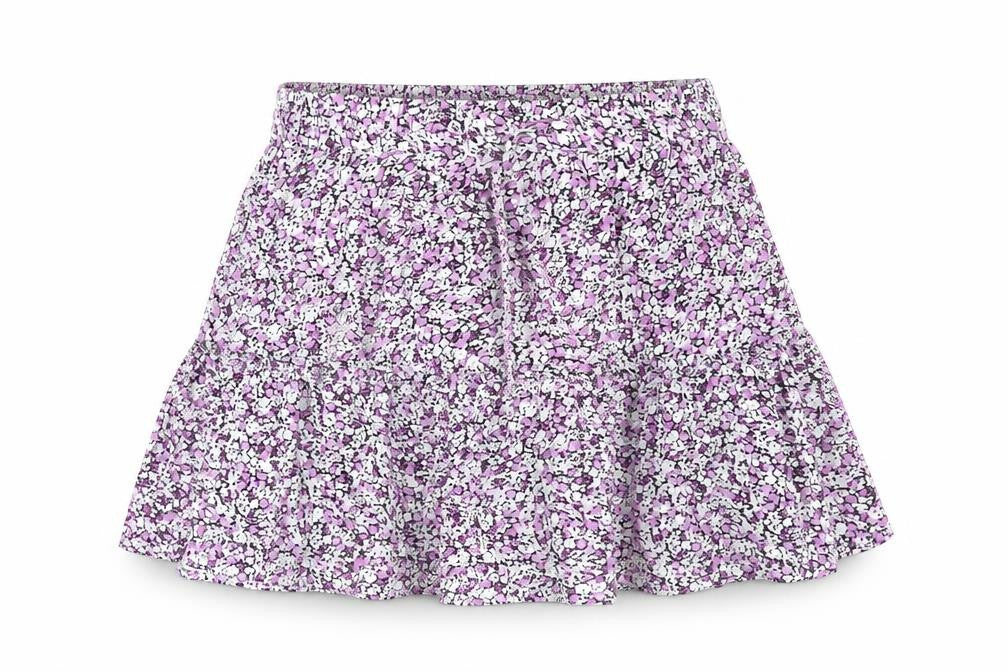 Front view of Zara Women's Multicoloured Floral Skirt XS
