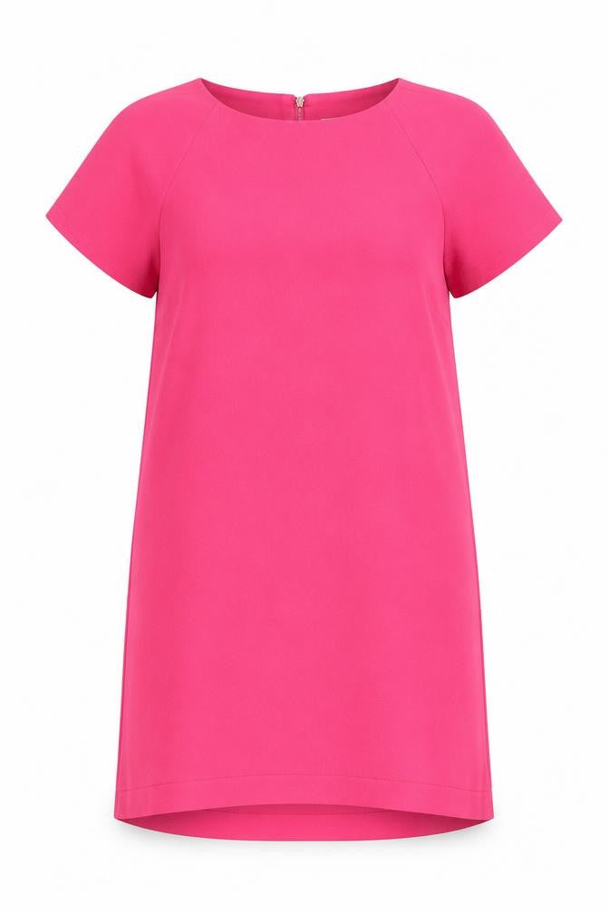 Front view of Eve Seduire Women's Pink Shift Dress, size 12