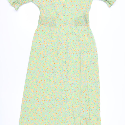 ASOS DESIGN Women Multicoloured Floral A-Line Dress